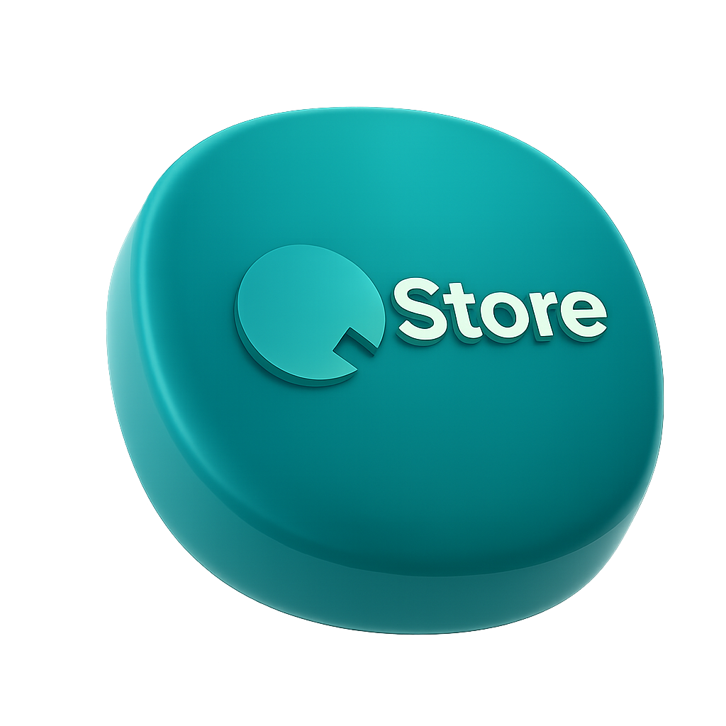 QStore Left Graphic