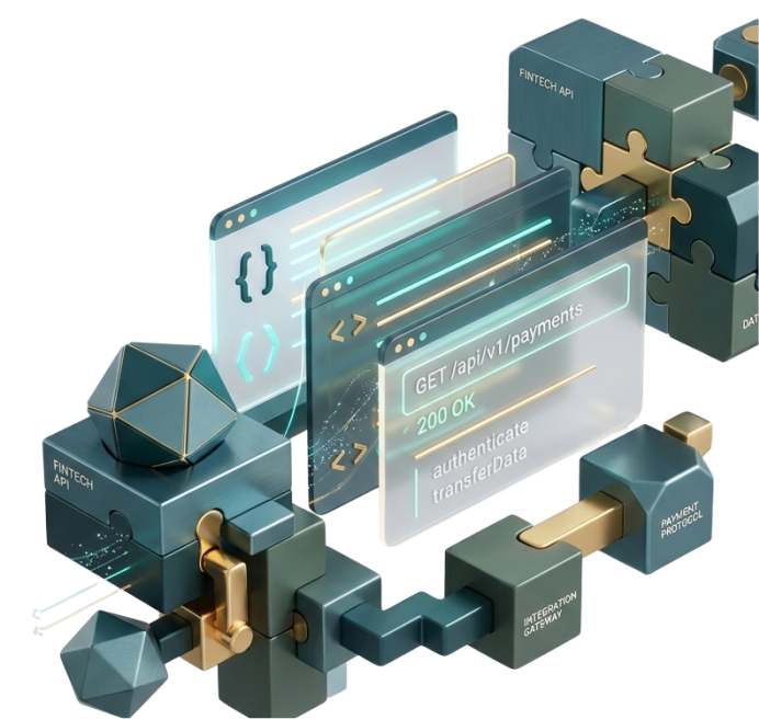 Fintech APIs and SaaS solutions Mockup